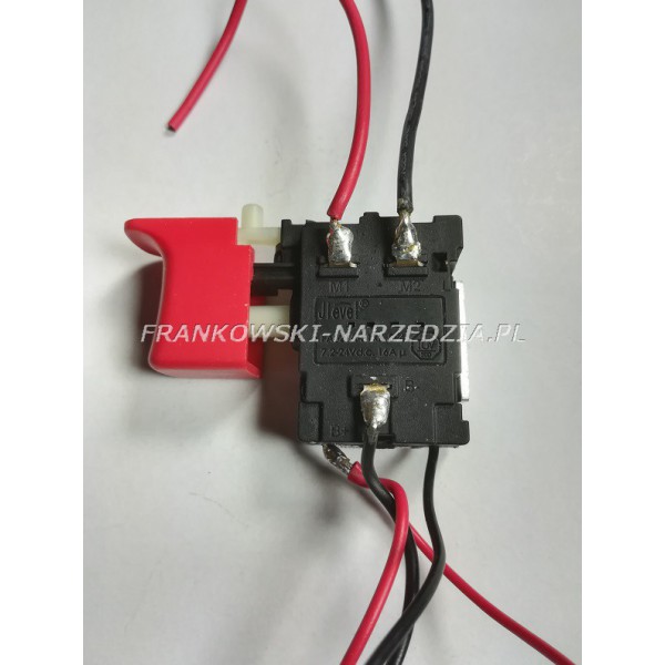 Wyłącznik wkrętarki akumulatorowej FA021A-51XX, 7,2-24V 16A, klawisz 17x27mm
