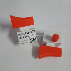 Wyłącznik FA5-10/2D, 10A wymiary klawisza 12x39,5mm,