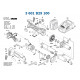Bosch silnik GWS 18V-10C, GGS.... poz 802 na schemacie indeks- 1607000CA4