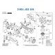 Bosch silnik GWS 18V-10C, GGS.... poz 802 na schemacie indeks- 1607000CA4