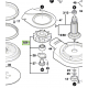 Bosch wentylator z łozyskiem GEX 150AC, indeks- 2606610903